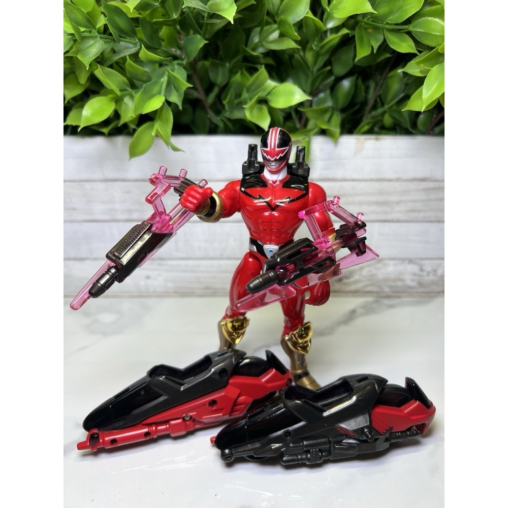 2000 Bandai Power Rangers Time Force Mega Battle Quantum Ranger Action Figure